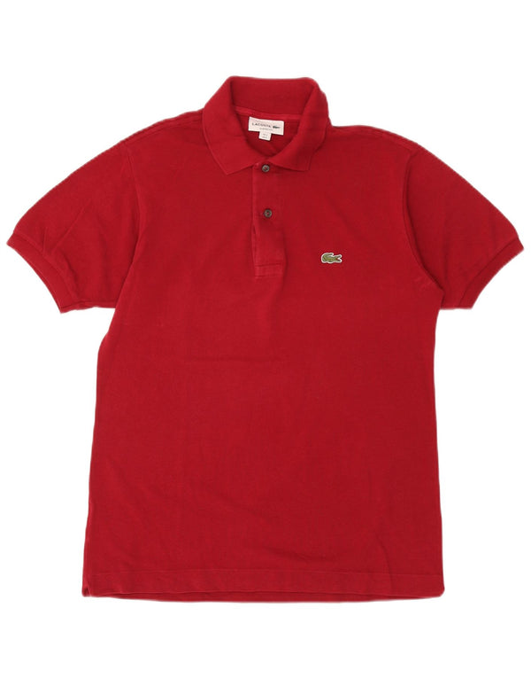 Polo da uomo Lacoste Classic Fit taglia 3 piccola in cotone bordeaux