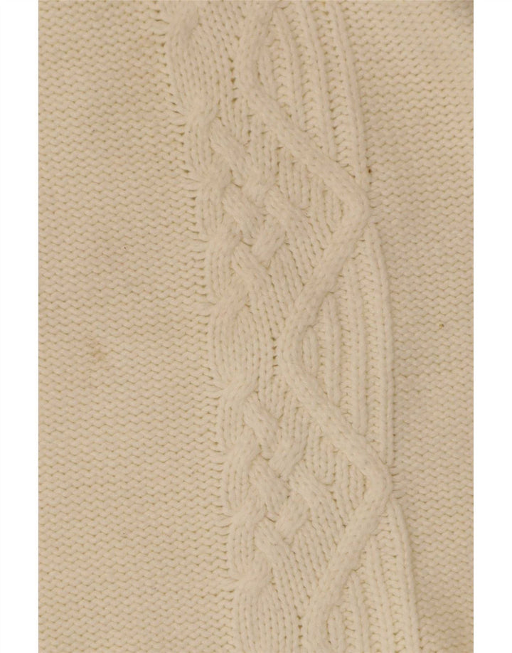 Maglione da donna Carrera con collo dolcevita UK 14 Acrilico bianco sporco medio