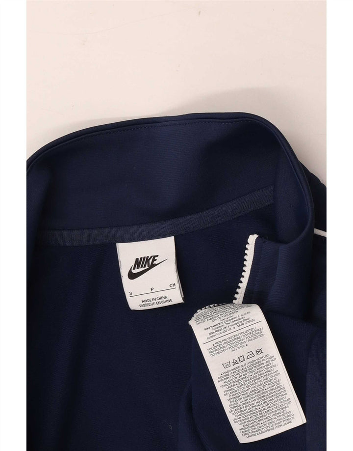 Giacca da ginnastica da uomo Nike Small in poliestere blu navy