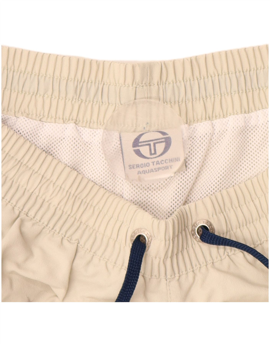 Pantaloncini da bagno grafici da uomo Sergio Tacchini XL Beige Colourblock