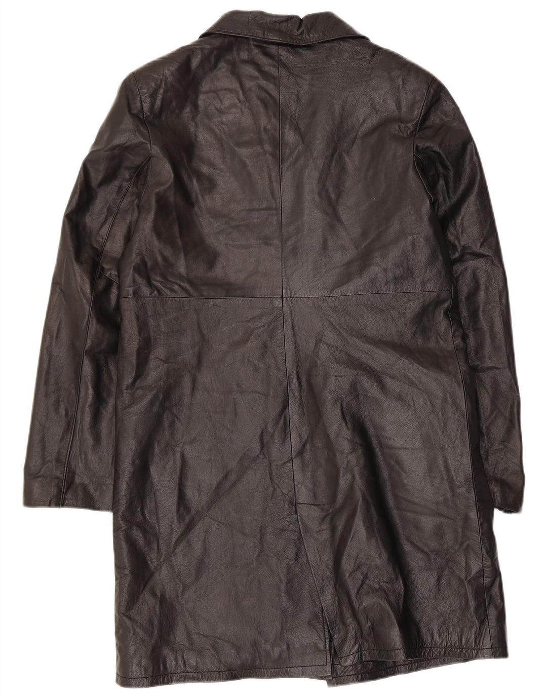Cappotto in Pelle Donna Equipe IT 46 Large Nero
