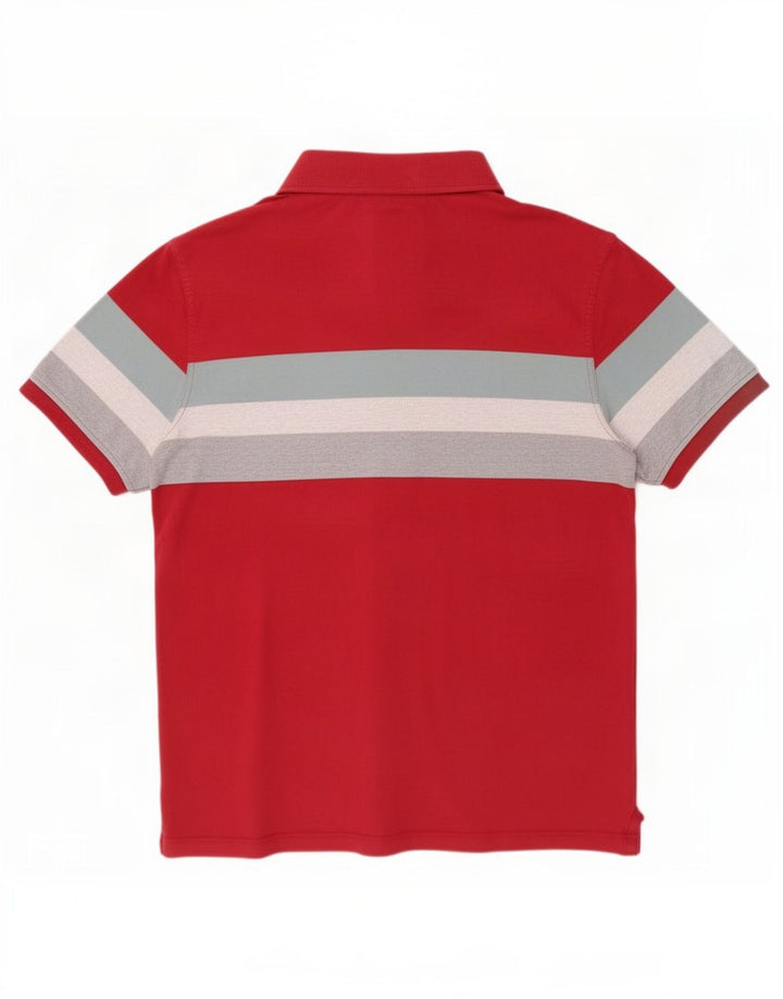 Polo da uomo Fat Face Grande cotone a righe rosse