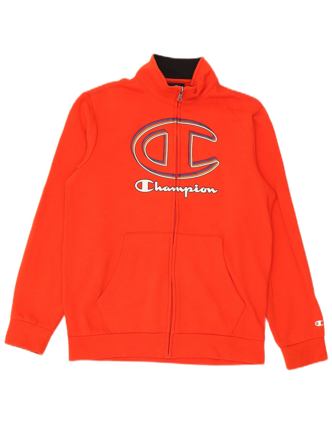 Giacca da tuta grafica Champion da ragazzo 13-14 anni XL Rossa