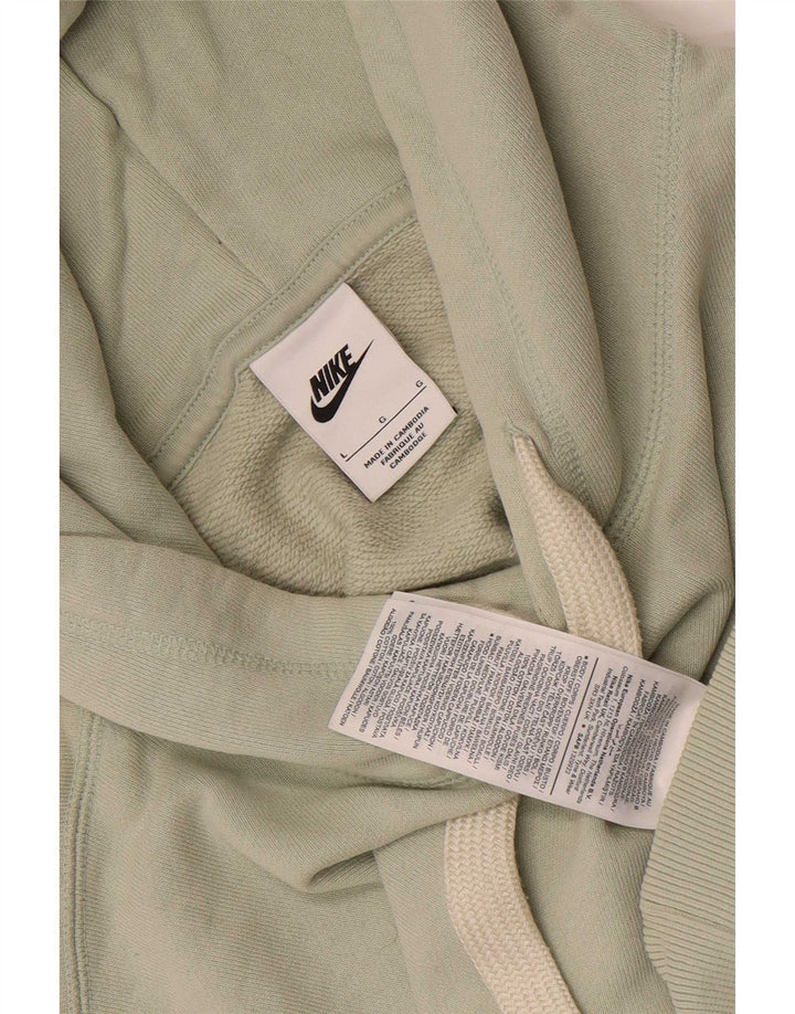 Maglia con cappuccio Nike da uomo grande color kaki