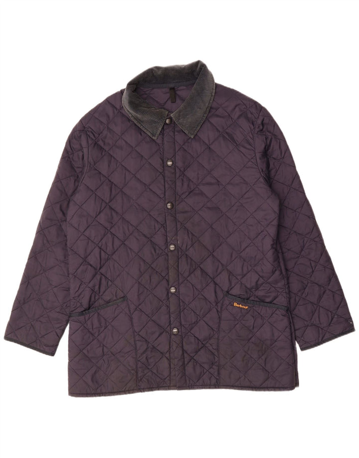 Giacca trapuntata da uomo Barbour UK 44 2XL poliestere blu navy
