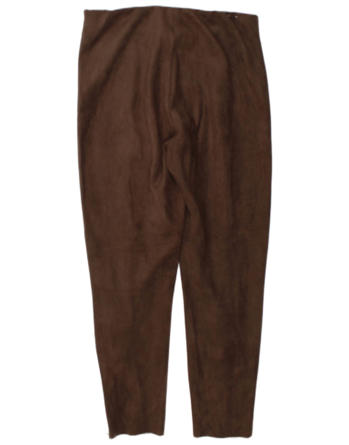 Pantaloni skinny da donna Zara XL W32 L27 Poliestere marrone
