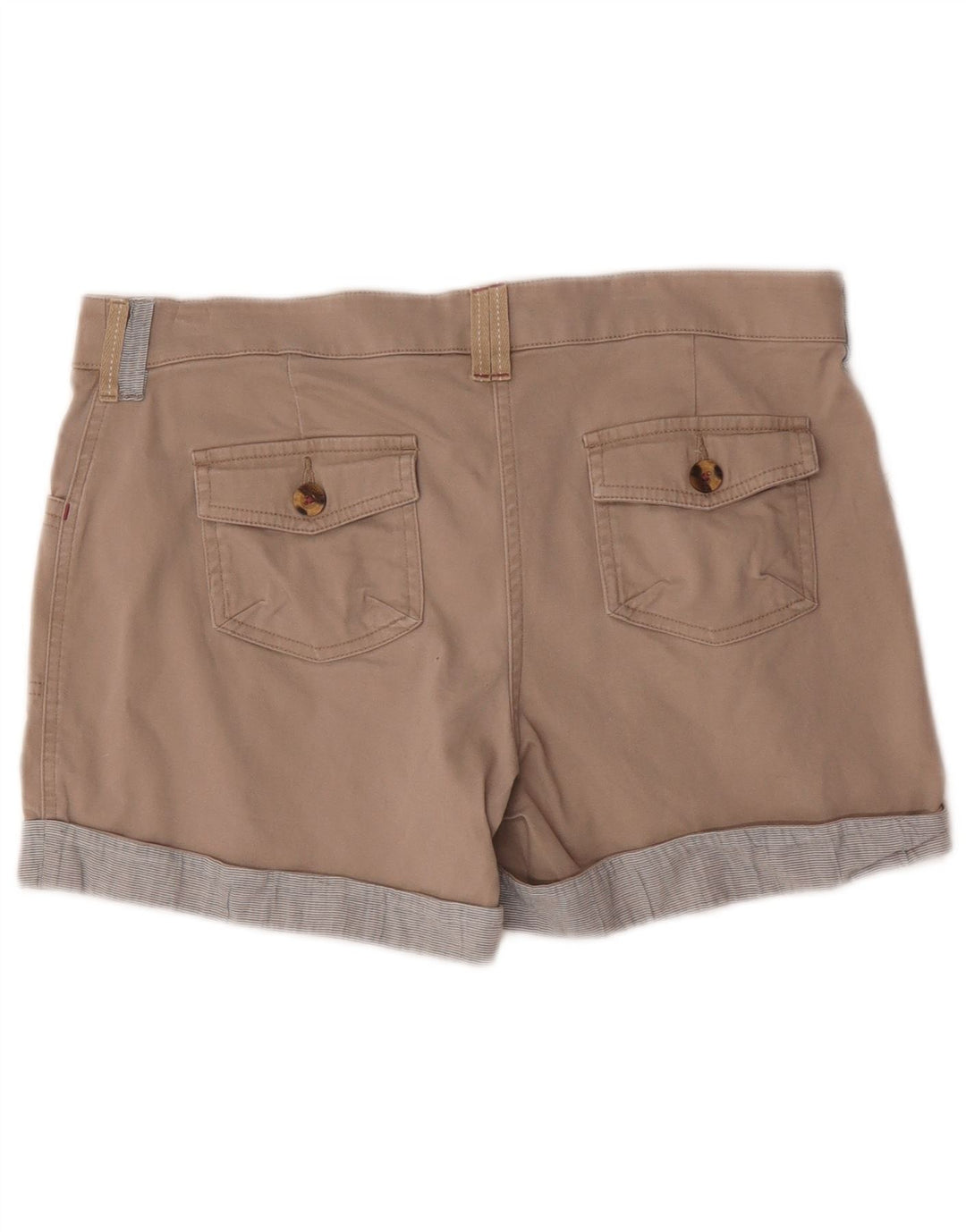 Pantaloncini da donna White Stuff UK 12 Medi W34 Cotone beige