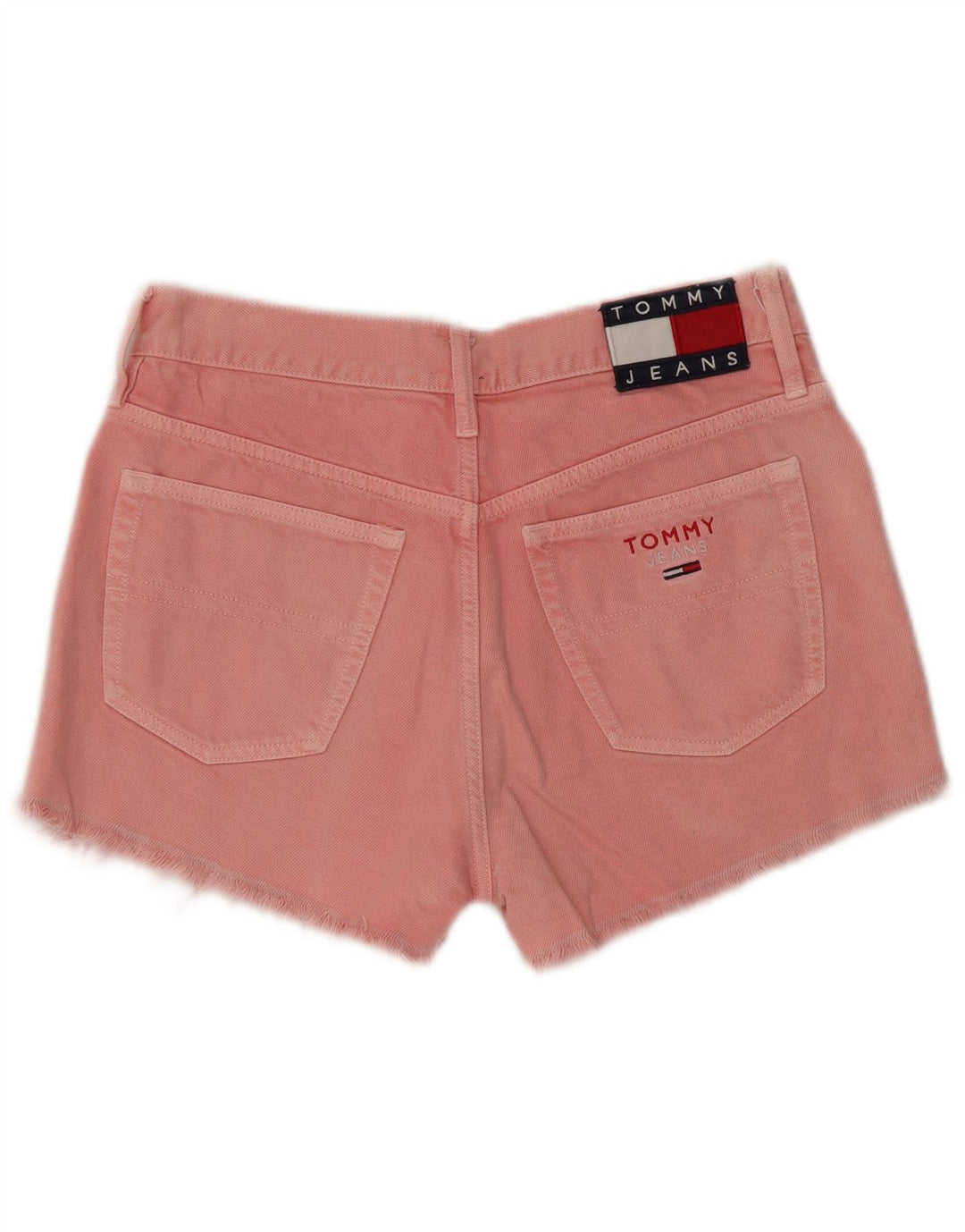 Pantaloncini di jeans da donna Tommy Hilfiger W28 rosa medio