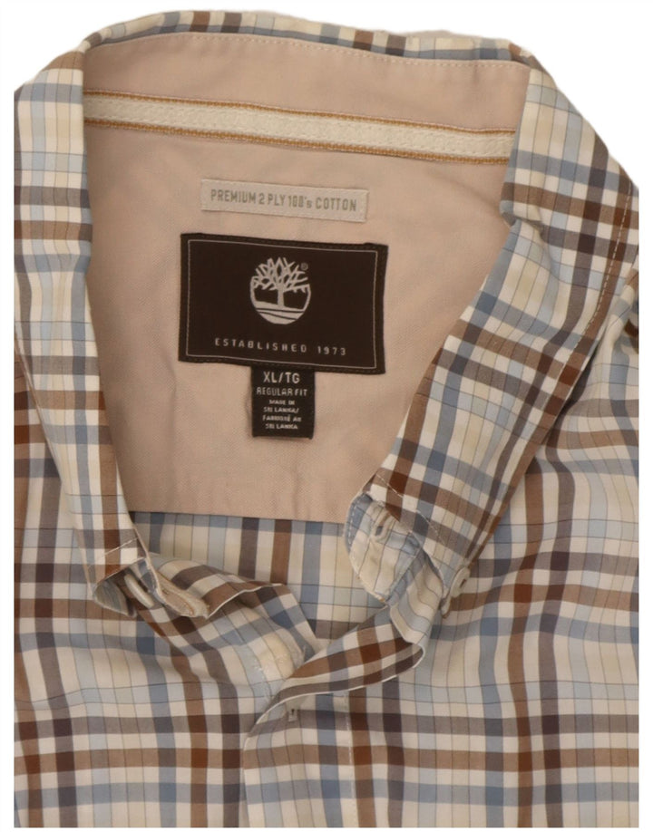 Camicia Timberland da uomo vestibilità regolare XL a quadri multicolore