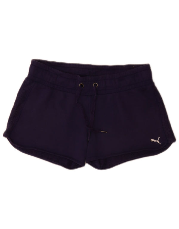 Pantaloncini sportivi Puma da donna con vestibilità rilassata UK 12 Sport in cotone viola medio