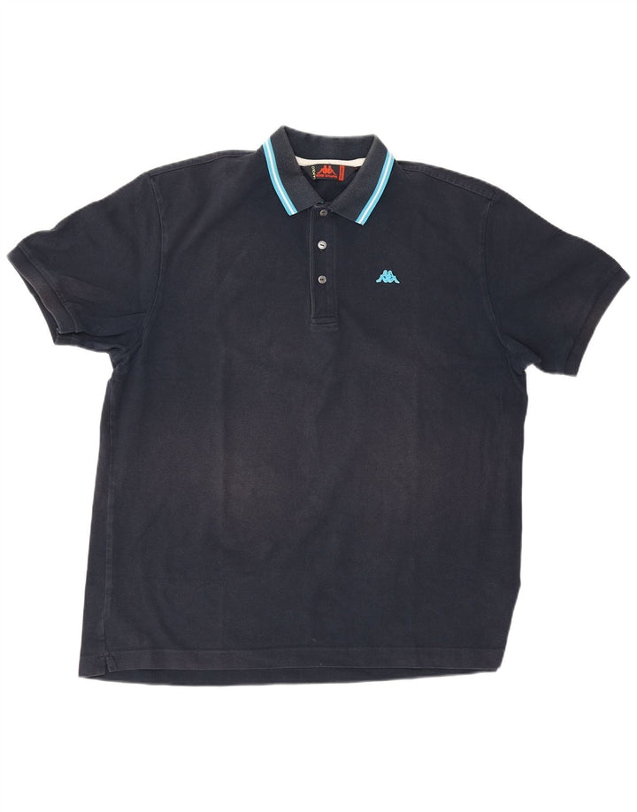 Polo Kappa da uomo 2XL Blu Navy