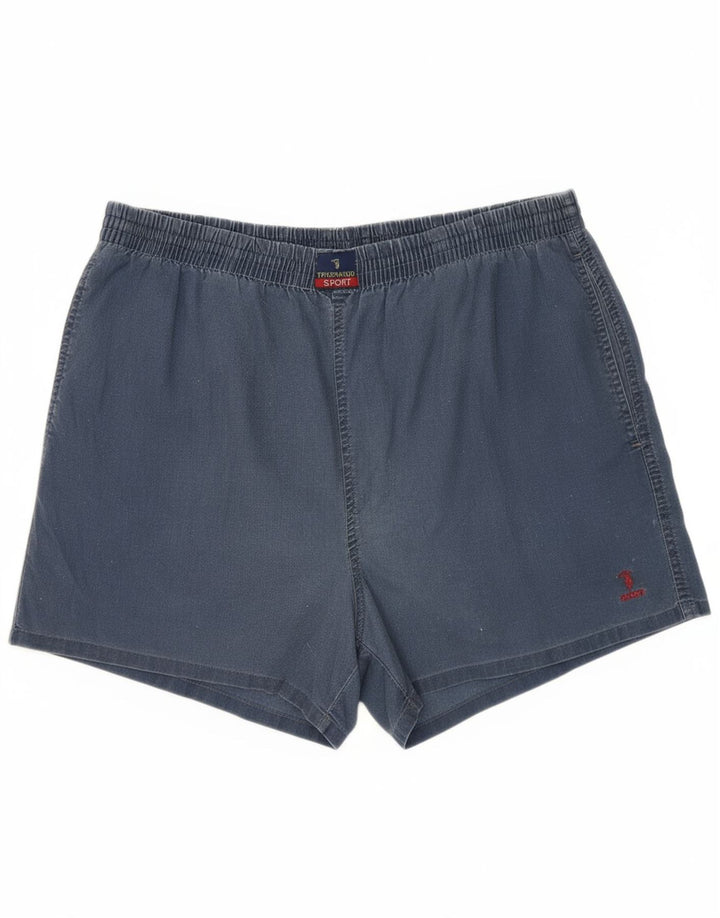 TRUSSARDI Mens Sport Shorts Large Blue