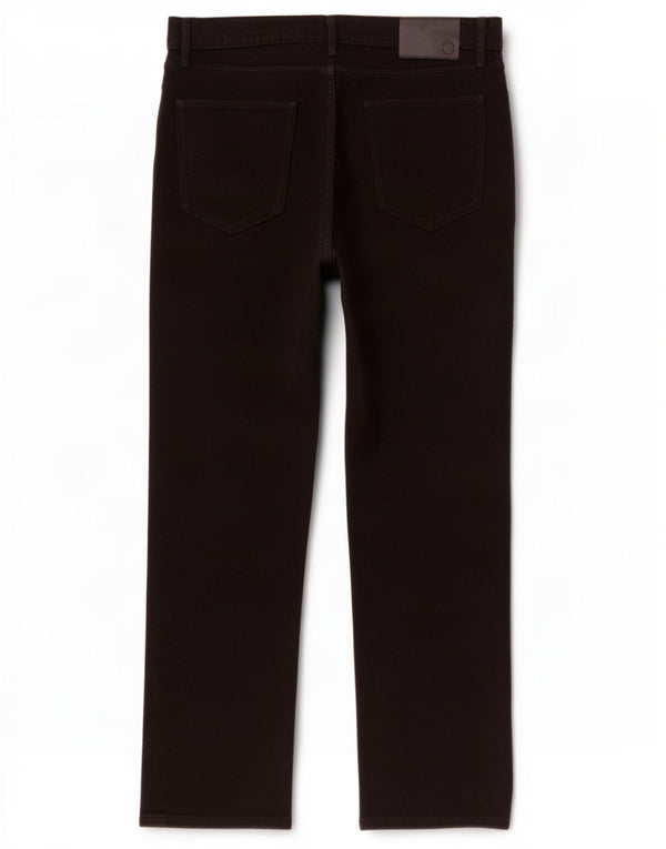 Pantaloni casual dritti da uomo Marks & Spencer W34 L29 cotone nero