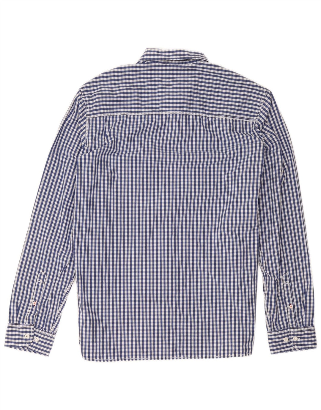 Camicia da uomo Fat Face Large in cotone a quadretti blu