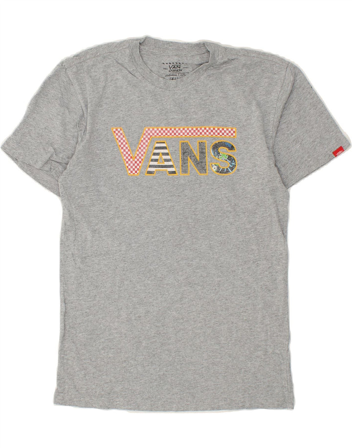 VANS Mens Graphic T-Shirt Top Small Grey Cotton Vintage Vans and Second-Hand Vans from Messina Hembry 