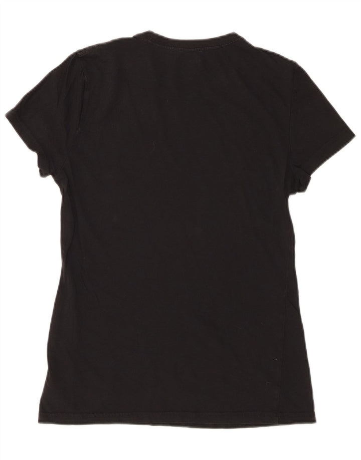 T-shirt Reebok da donna Top UK 8 Small in cotone nero