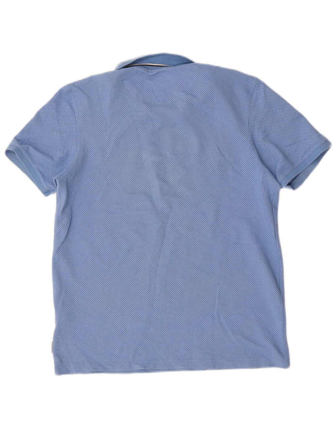 Polo da uomo Ted Baker taglia 3 cotone blu medio