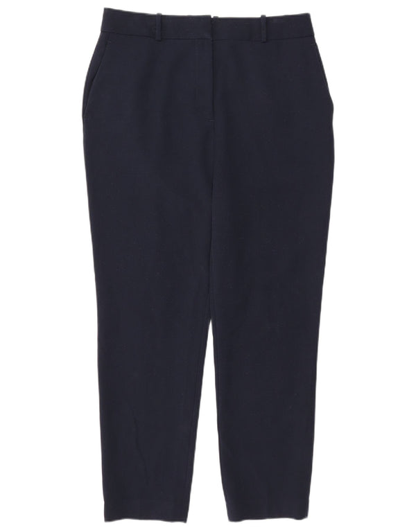 Pantaloni chino slim da donna Reiss UK 12 Medium W32 L27 Poliestere blu navy