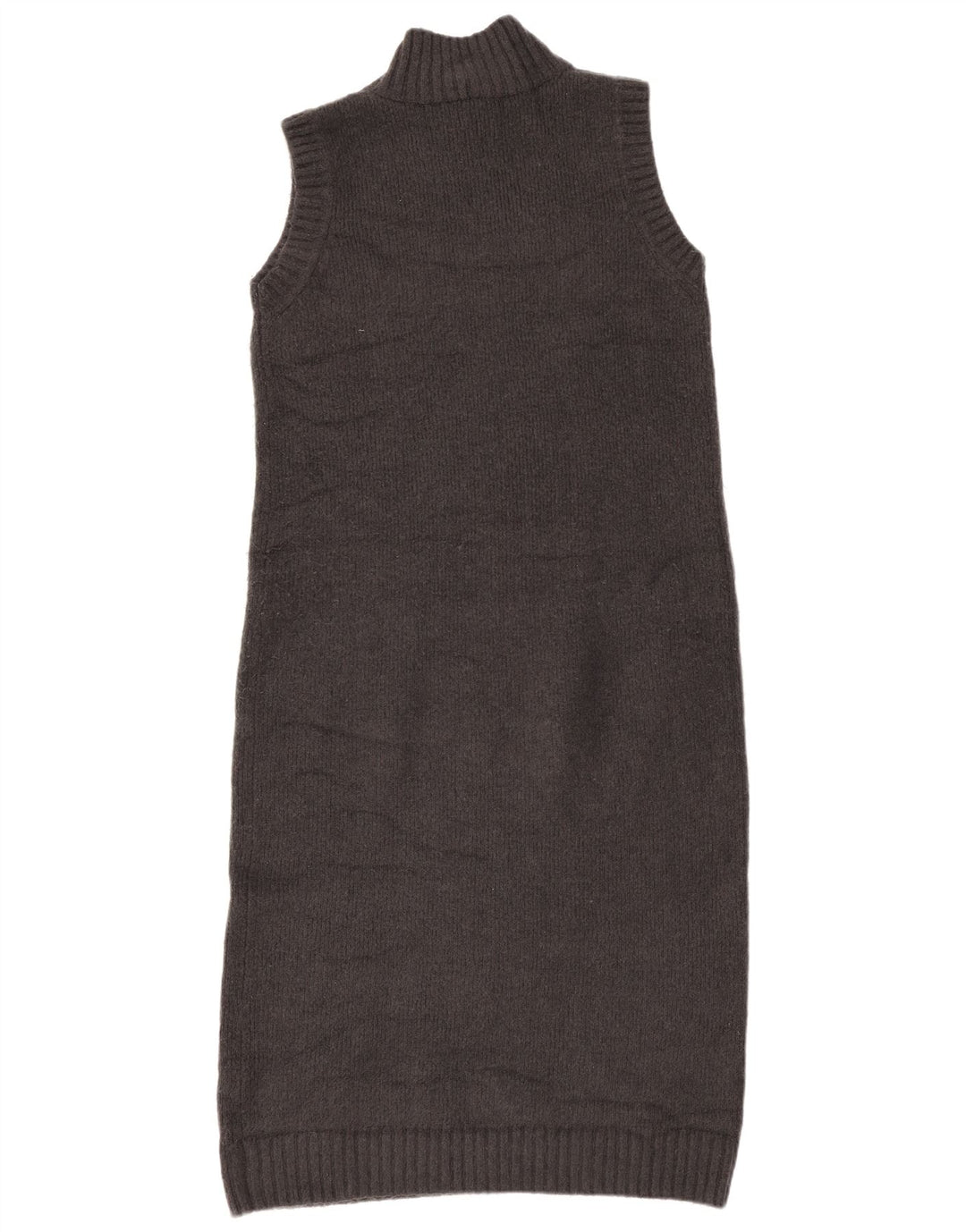 Abito maglione senza maniche da donna Zara UK 14 Grigio medio
