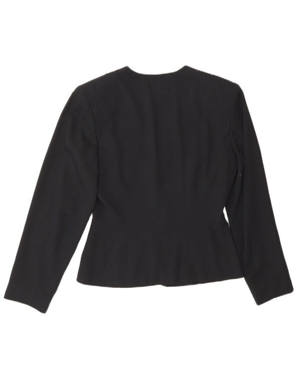 Giacca blazer da donna a 9 bottoni Cartoon EU 36 piccola viscosa floreale nera