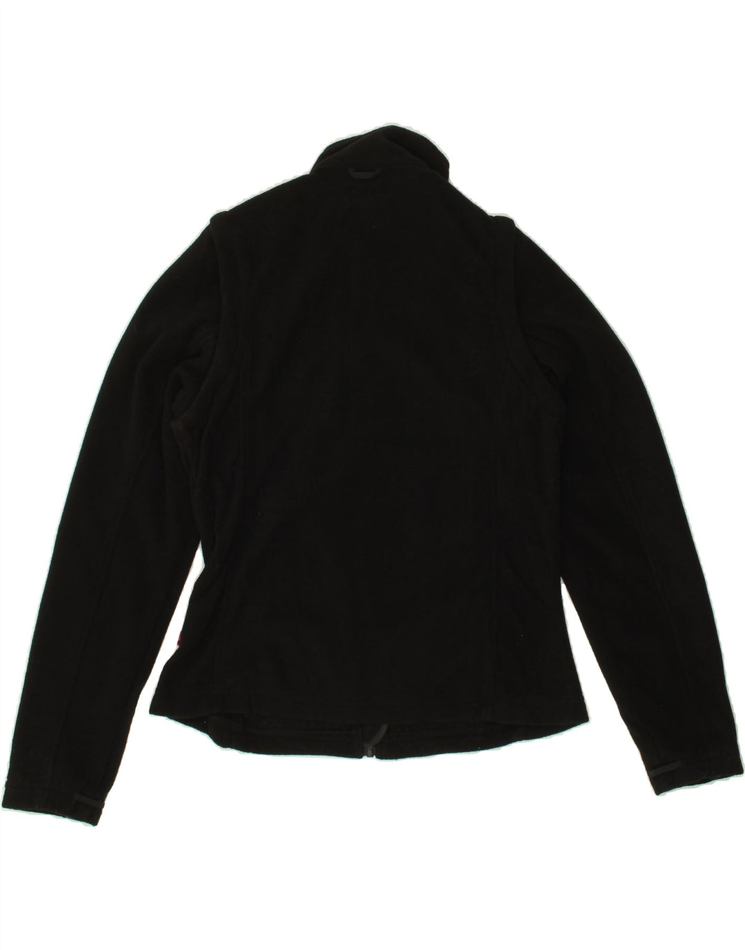 VINTAGE Womens Fleece Jacket UK 10 Small Black Polyester Vintage Vintage and Second-Hand Vintage from Messina Hembry 