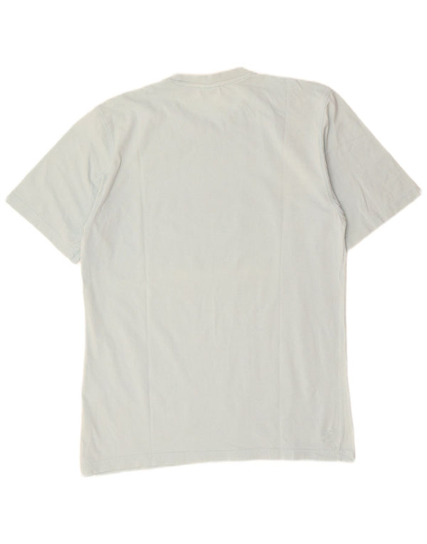 T-shirt ADIDAS da uomo Top in cotone a righe blu medio