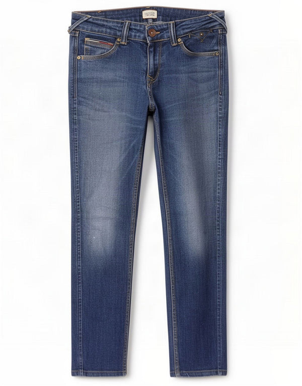Jeans slim da donna Tommy Hilfiger W26 L30 cotone blu