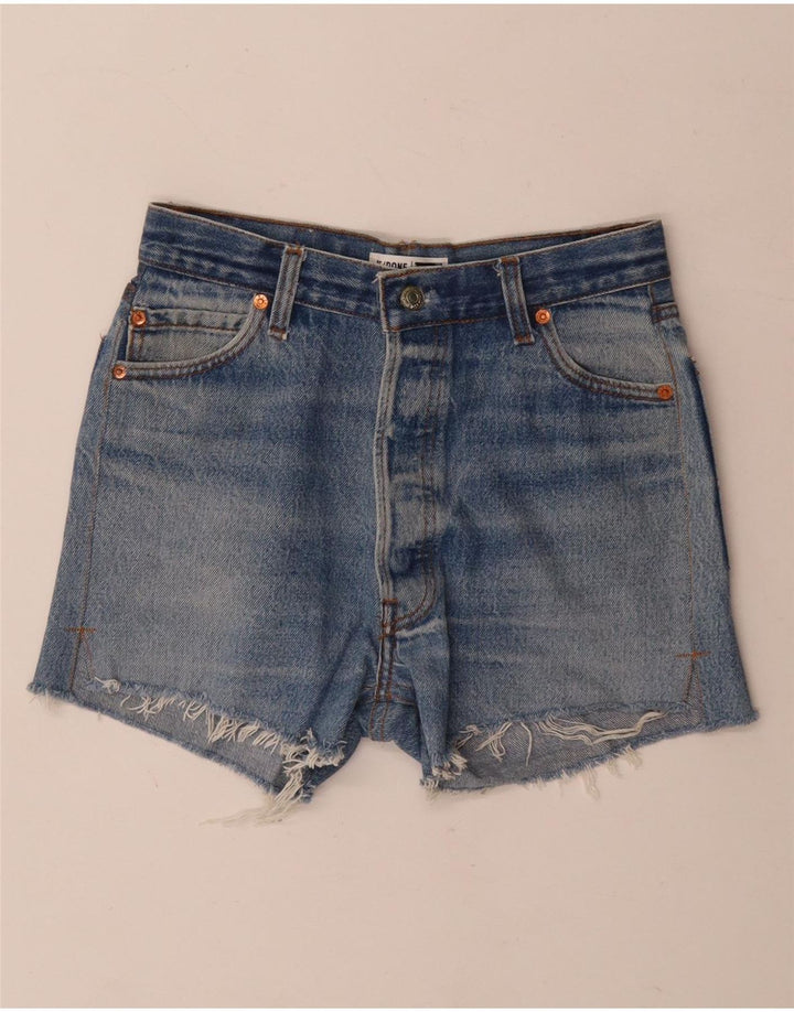 Pantaloncini di jeans da donna Levi's W25 XS in cotone blu