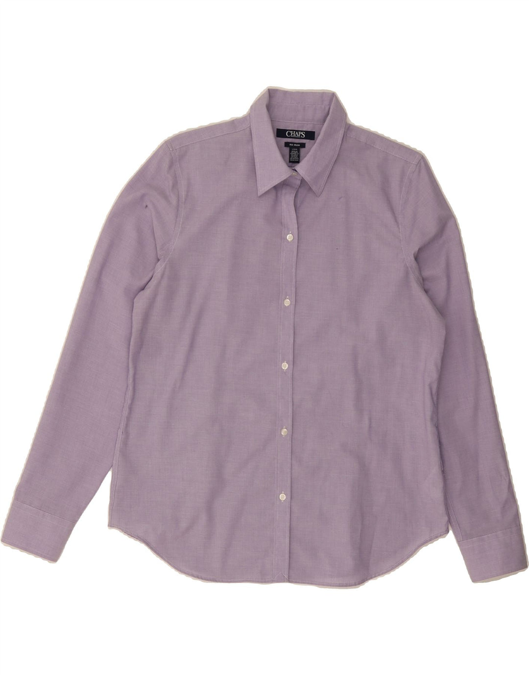 CHAPS Womens No Iron Shirt UK 16 Large Purple Cotton Vintage Chaps and Second-Hand Chaps from Messina Hembry 