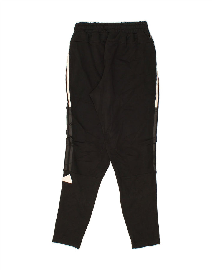 ADIDAS Womens Tracksuit Trousers UK 10 Small Black Polyester Vintage Adidas and Second-Hand Adidas from Messina Hembry 