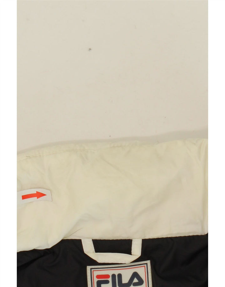 Giacca imbottita con cappuccio Fila da ragazzo 13-14 anni in nylon color block multicolore