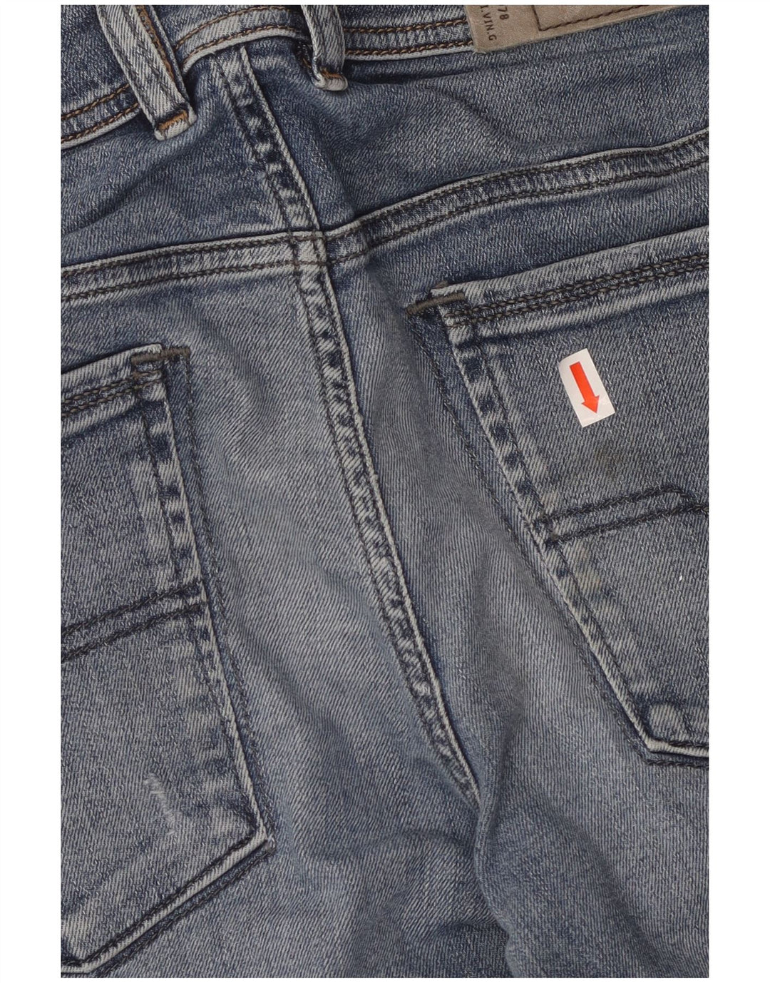 DIESEL Jeans slim effetto consumato da donna W29 L29 cotone blu