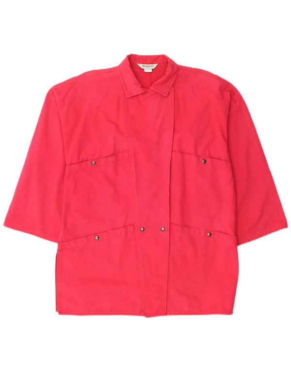 Giacca pratica da donna oversize con maniche a 3/4 Marella UK 12 rossa media
