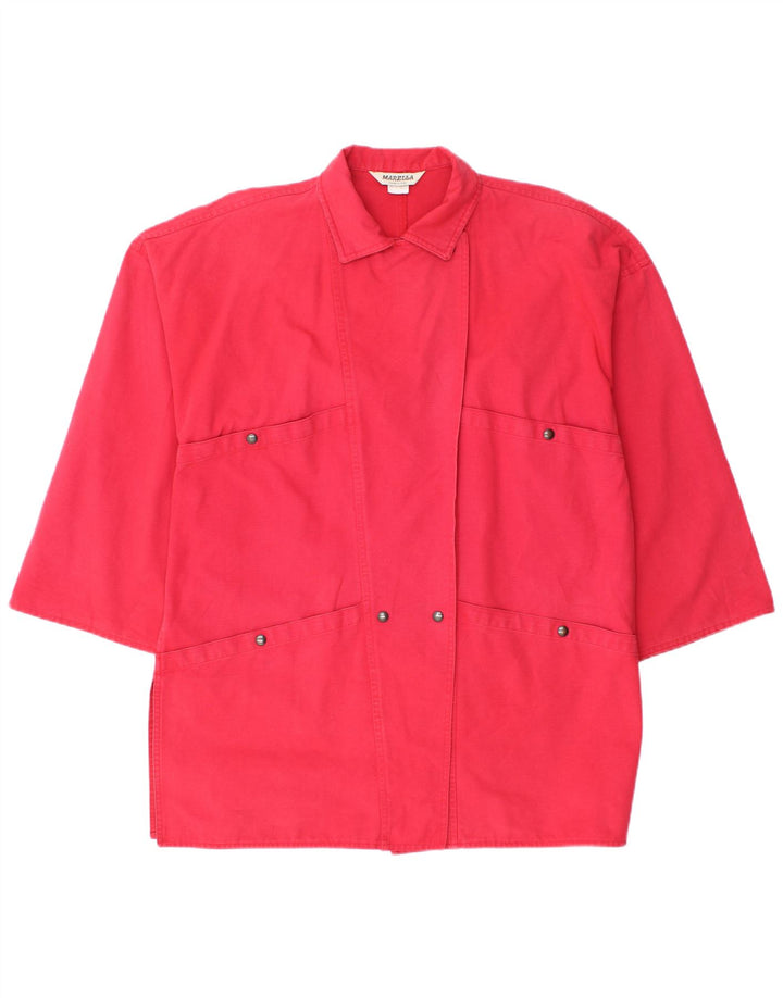 Giacca pratica da donna oversize con maniche a 3/4 Marella UK 12 rossa media