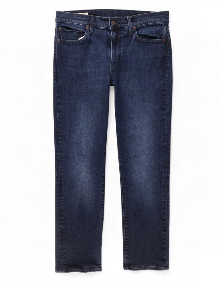 Jeans dritti da uomo Levi's W32 L27 cotone blu navy