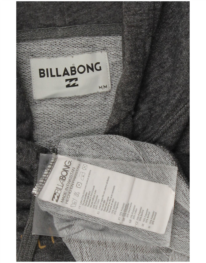 Maglione con cappuccio grafico da uomo Billabong Poliestere chiazzato grigio medio