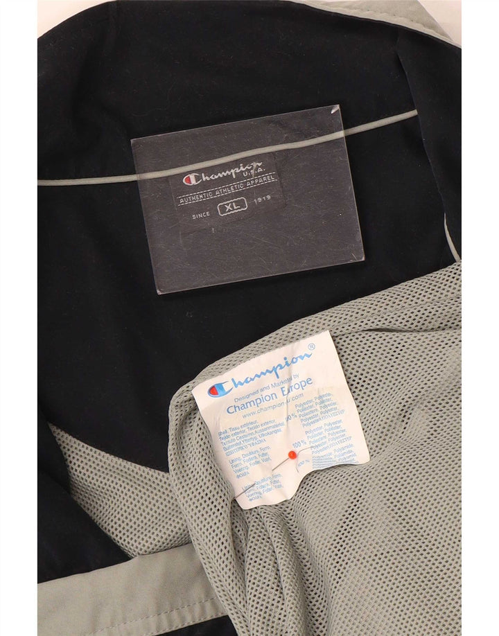 Giacca da tuta da uomo Champion XL in poliestere grigio