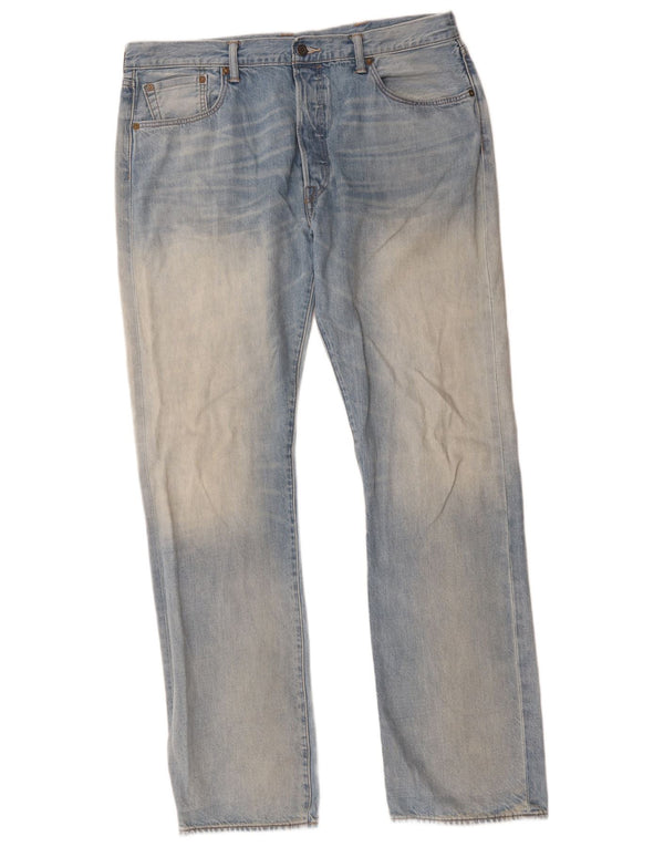 Levi's Uomo 501 Jeans dritti W38 L34 Viscosa blu