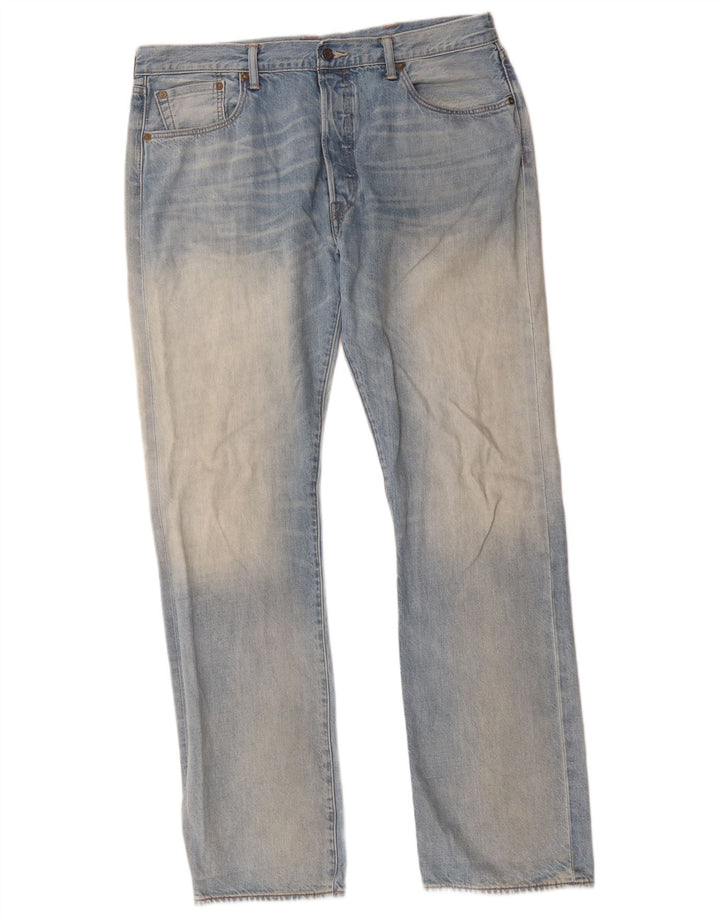 Levi's Uomo 501 Jeans dritti W38 L34 Viscosa blu