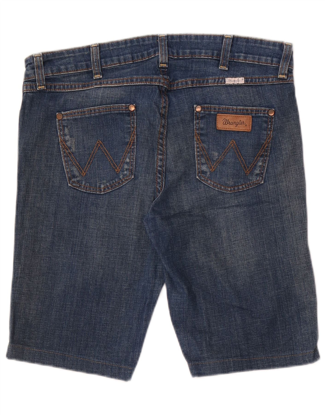 Pantaloncini di jeans Iris da uomo Wrangler W31 cotone blu medio