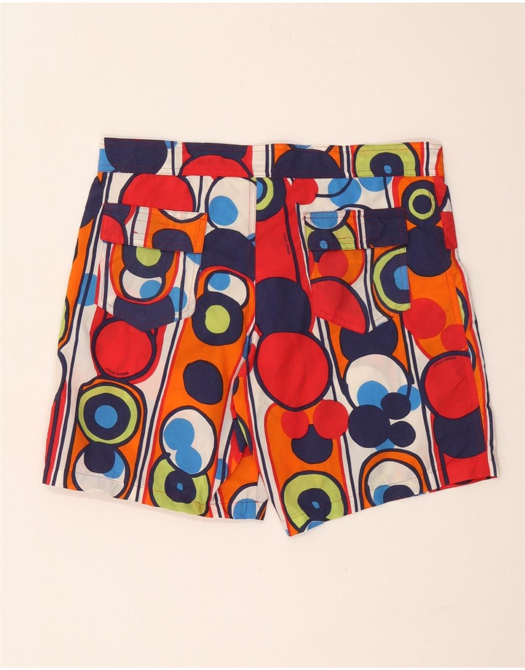 Pantaloncini chino Versace da uomo Ittierre W34 grandi geometrici multicolori