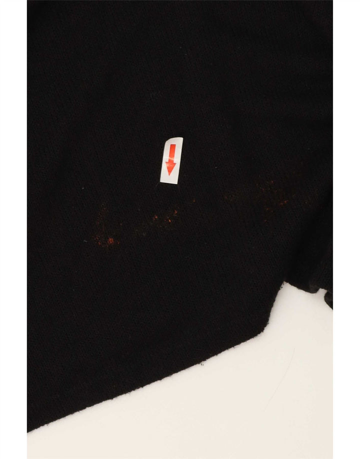 Top in camicetta poncho da donna Zara UK 14 viscosa nera media