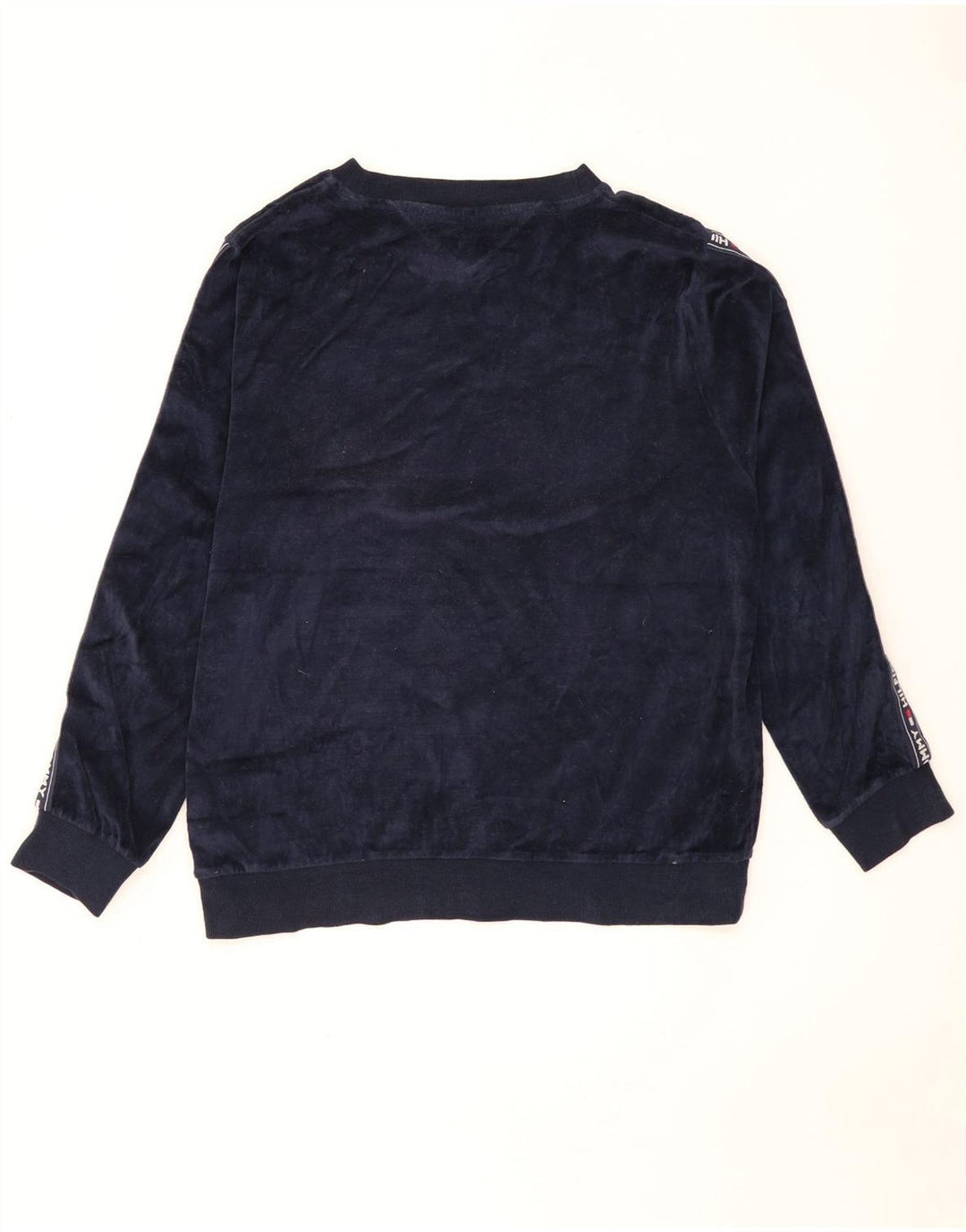 Tommy Hilfiger Uomo Felpa grafica Maglione Medium Blu Navy Colourblock