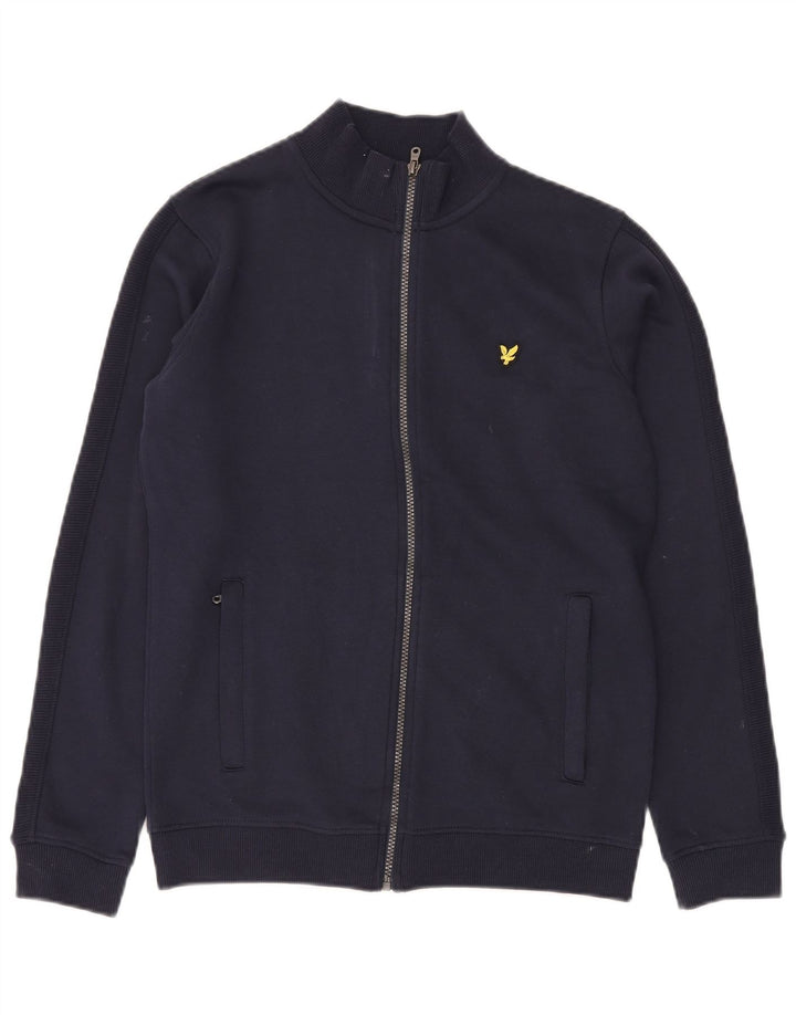 Giacca da tuta da ragazzo LYLE & SCOTT 14-15 anni in cotone blu navy