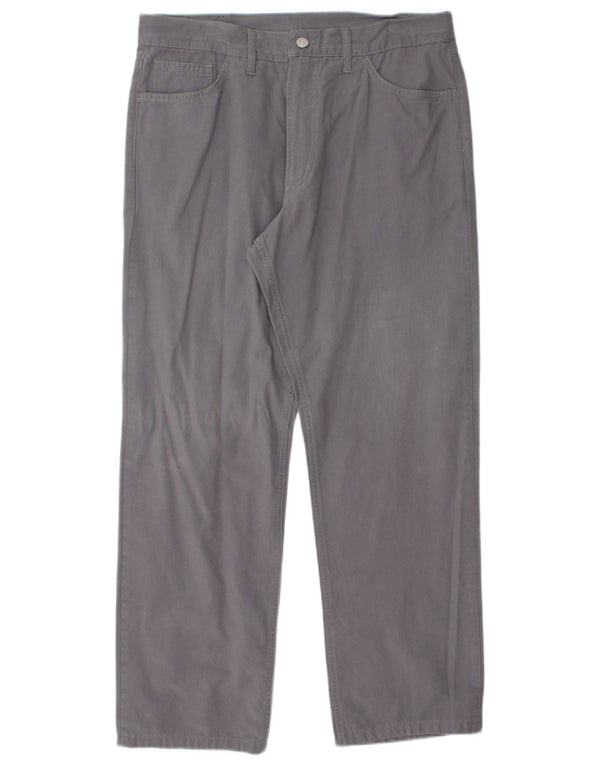 CARRERA Pantaloni Casual Dritti Uomo IT 52 XL W36 L29 Cotone Grigio