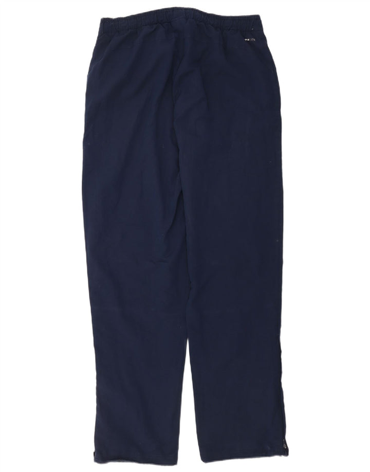 Pantaloni da tuta Adidas Climalite da uomo medi in poliestere blu navy
