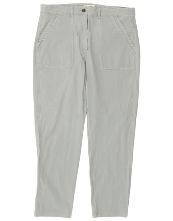 Pantaloni chino affusolati da donna White Stuff UK 16 Large W36 L28 Cotone blu