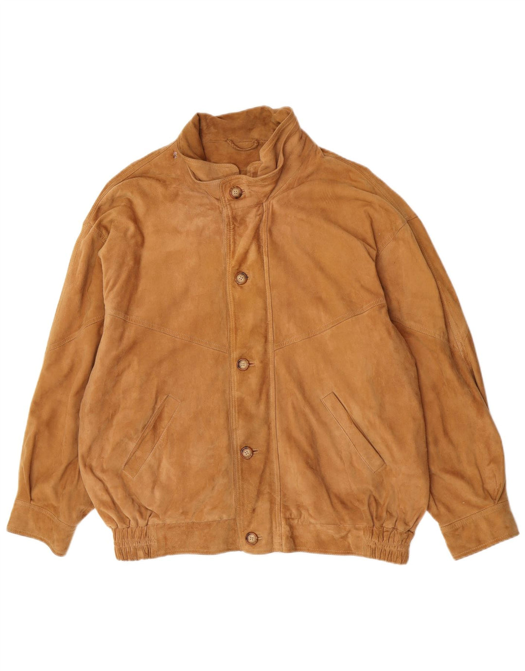 Giubbotto bomber in pelle scamosciata da uomo Christian Berg IT 56 3XL Pelle marrone