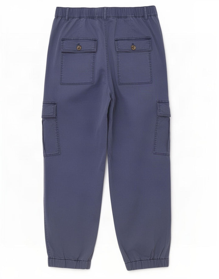 Pantaloni cargo Capri Marks & Spencer da donna UK 12 medi W30 L21 blu