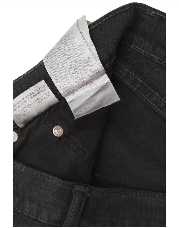 Jeans dritti da uomo Levi's W34 L32 cotone nero